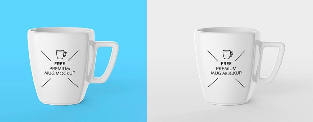 xicara mockup em psd