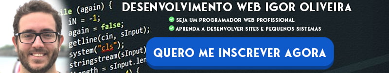 desenvolvimento web igor oliveira