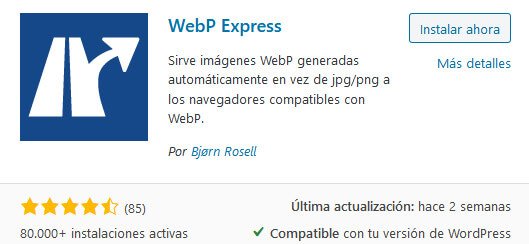 plugin webp express entra na lista dos melhores plugins de otimização do wordpress