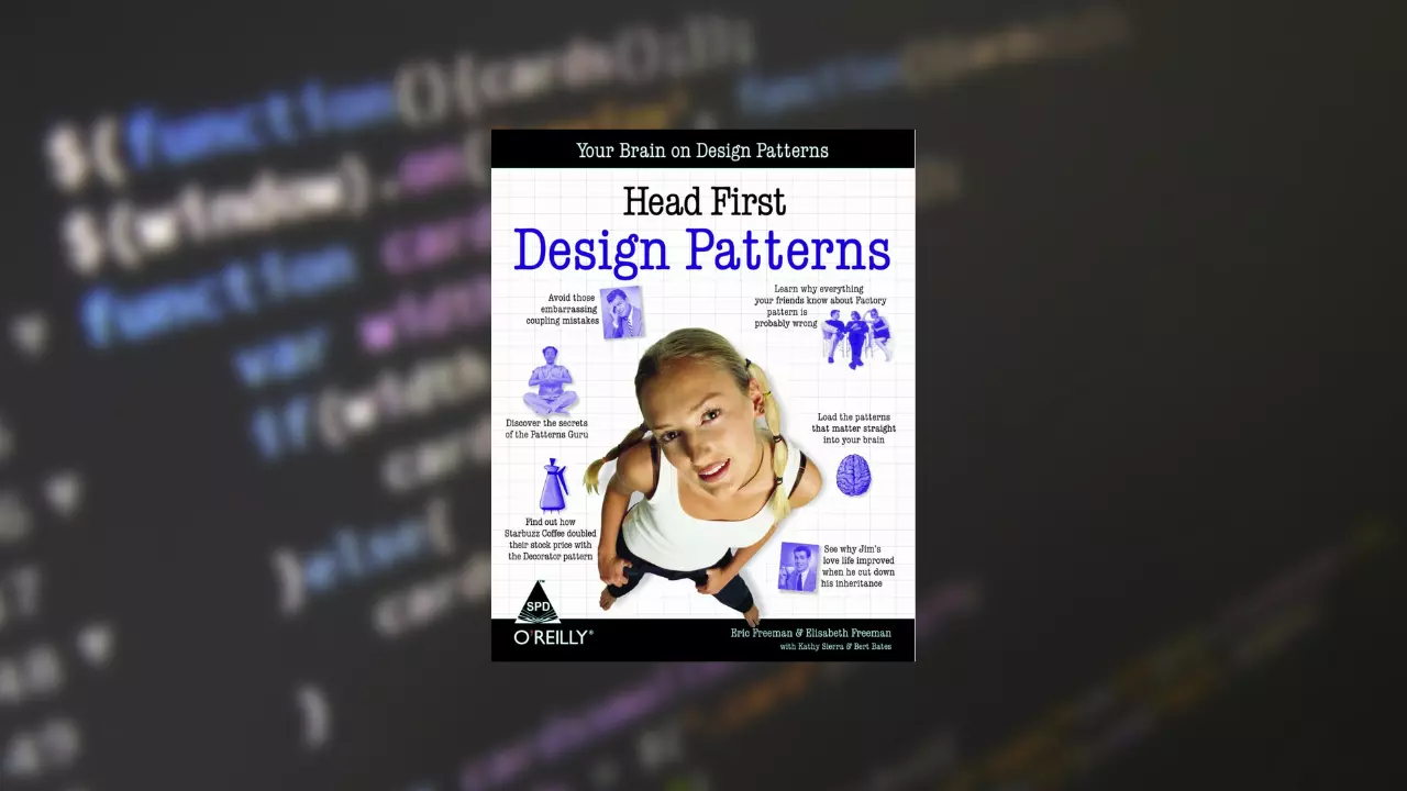 capa do livro de programação que fala sobre os padrões de projetos